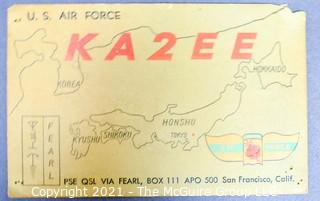 Collection of QSL Cards; circa late 1950's