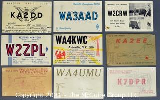 Collection of QSL Cards; circa late 1950's