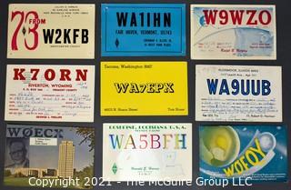 Collection of QSL Cards; circa late 1950's