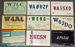 Collection of QSL Cards; circa late 1950's