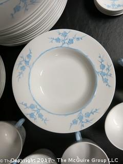 Collection of Geisha Pattern Light Blue "Blanche de Chine", by Spode.  English Bone China; 1952-1975 