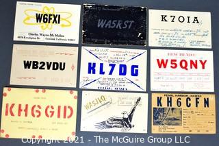 Collection of QSL Cards; circa late 1950's