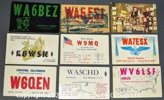 Collection of QSL Cards; circa late 1950's