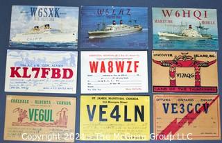 Collection of QSL Cards; circa late 1950's