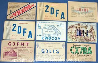 Collection of QSL Cards; circa late 1950's