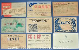 Collection of QSL Cards; circa late 1950's