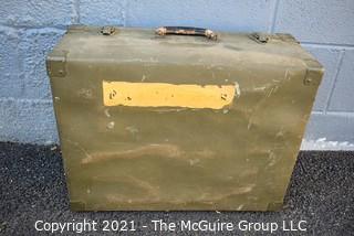 Vintage WWII O.C.D. Physicians Field Equipment Case A Office Of Civil Defense.  Measures 8"
 x 17" x 20".