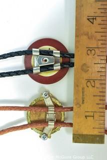 Two Bolo Ties featuring Coins