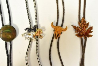 Four (4) Vintage Bolo Ties.