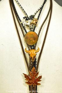 Four (4) Vintage Bolo Ties.