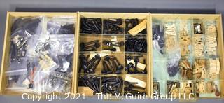 Three Drawer Case of Luthier Parts.  Plenty of photos to peruse.   