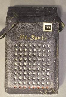 Vintage Hi-Sonic Six FR-6022 Transistor Radio with Original Box.