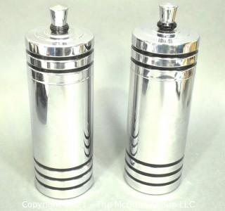 Machine Age Art Deco Chase Gaiety Chrome Cocktail Shaker.