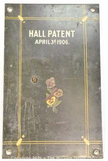 Vintage Hall Patent April 3rd 1906 Bank Safe Door. 