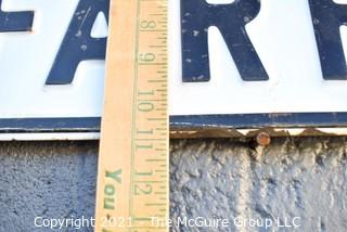 Vintage Authentic Metal O'Farrell Street Sign from San Francisco, CA.  Measures 33" long.  