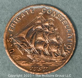 US Frigate "Constellation" Commemorative Coin Souvenir Medal 