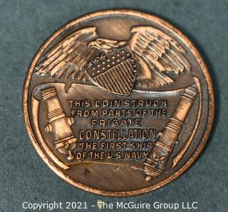 US Frigate "Constellation" Commemorative Coin Souvenir Medal 