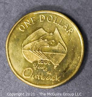 2002 Australian Dollar Coin; "Year of the Ant Back"