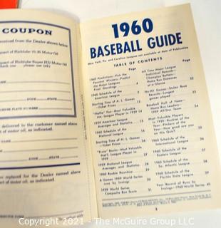 1960 New York Yankee Yearbook, Souvenir of Yankee Stadium and 1960 Baseball Guide with Major & Minor League Schedule Published by Richfield Oil & Gas.