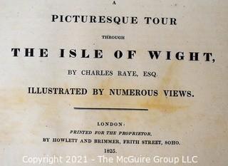 Book:  1825 Picturesque Tour of The Isle of Wight, Illustrated with numerous views, London 