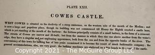 Book:  1825 Picturesque Tour of The Isle of Wight, Illustrated with numerous views, London 