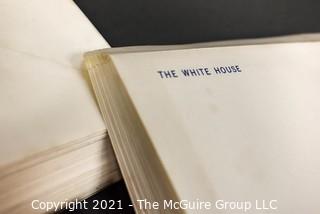 Printed message from President Ronald Reagan thanking well wishers after his attempted assassination, with matching envelopes ~ 50 sets