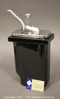 Ceramic commercial mid-century soda fountain pump dispenser 