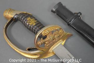 Officer's Saber Sword and Scabbard