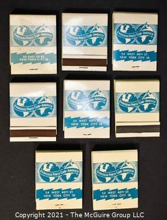 (8) Matchbooks. Overseas Press Club of America