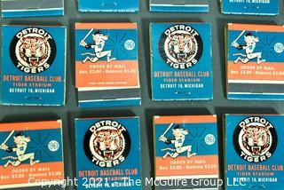 (14) 1963 Detroit Tigers Baseball Matchbooks 