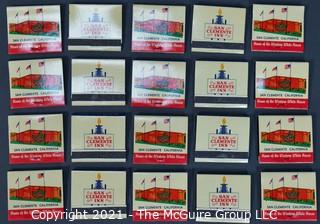 (20) San Clemente Hotel Matchbooks - Home of the Western White House. Nixon