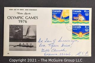 Cancelled First Day Cover. Cachet