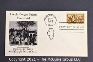 Cancelled First Day Cover. Cachet