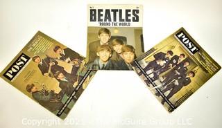 Three (3) Vintage Magazines Covering The Beatles 