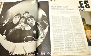 Three (3) Vintage Magazines Covering The Beatles 