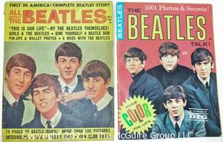 Two (2) Vintage Beatles Fan Magazines. 