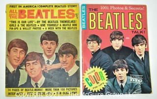 Two (2) Vintage Beatles Fan Magazines. 