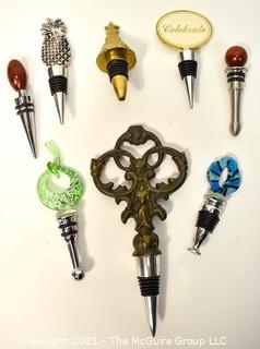 Group of Fancy Bottle Stoppers.