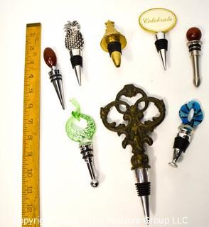 Group of Fancy Bottle Stoppers.