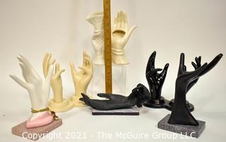 Group of Hand Shaped Displays.