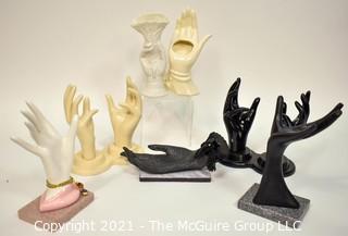 Group of Hand Shaped Displays.