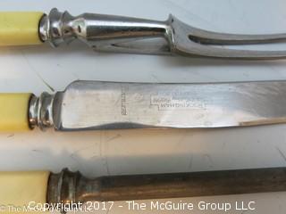 "Rockingham" Sheffield Steel Carving Set 