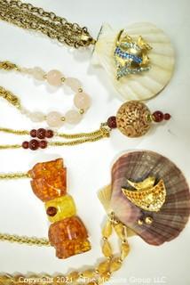 Group of Costume Jewelry Necklaces.