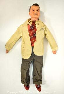 Vintage 1950's Dick Clark American Bandstand Autographed Doll By Juro Novelty Co.  Measures 25" tall.