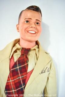 Vintage 1950's Dick Clark American Bandstand Autographed Doll By Juro Novelty Co.  Measures 25" tall.