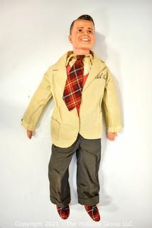 Vintage 1950's Dick Clark American Bandstand Autographed Doll By Juro Novelty Co.  Measures 25" tall.