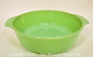 Vintage Green Jadeite  Anchor Hocking Mixing Bowl.