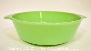 Vintage Green Jadeite  Anchor Hocking Mixing Bowl.