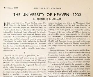 Collection of Vintage Magazines. 1932 Theatre Arts Monthly.  The Illustrated Journal of Useful Inventions.  The Student Outlook. Rockefeller Center - A Photographic Narrative