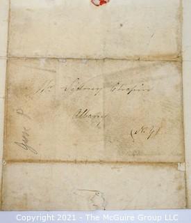 1829 Letter to Mr. Sidney Chapman (?), Albany, NY